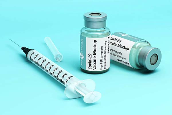 Free Vaccine Bottle Mockups