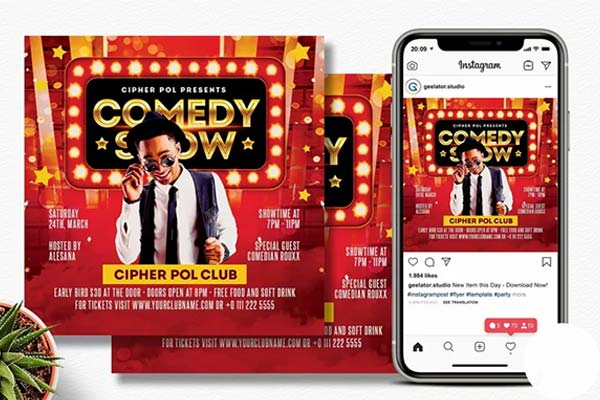 Best Comedy Show Flyer Templates