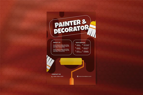 Painting Advertisement Poster Templates