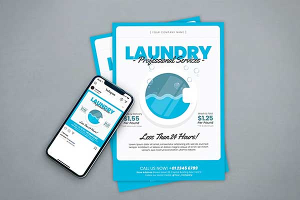 Modern Laundry Poster Designs