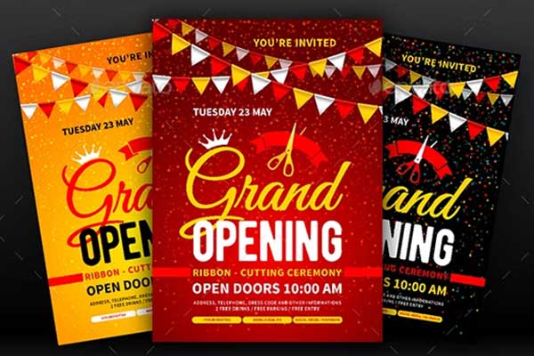 Grand Opening Poster