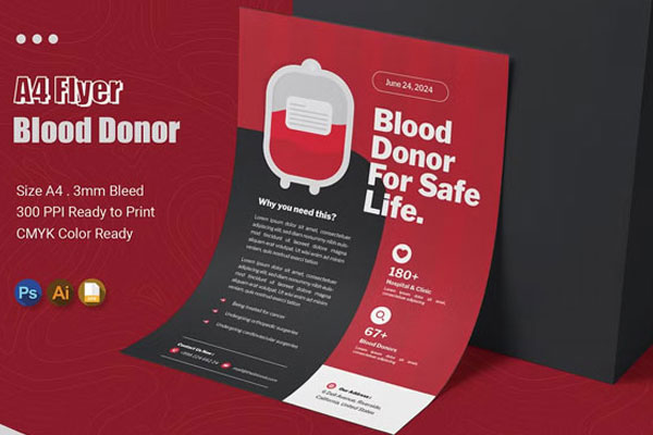 Best Blood Donation Flyer Templates