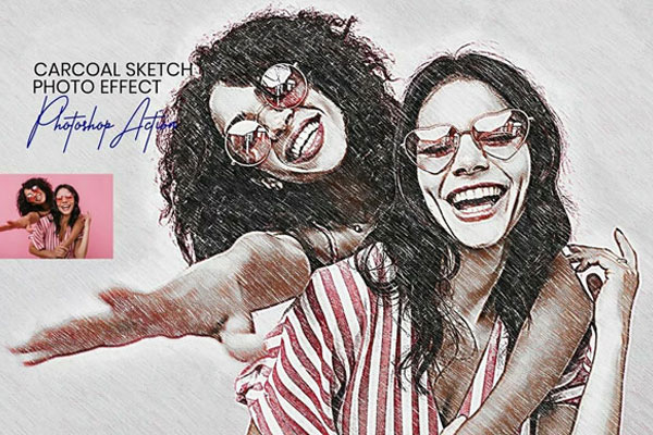 Best Charcoal Photoshop Actions