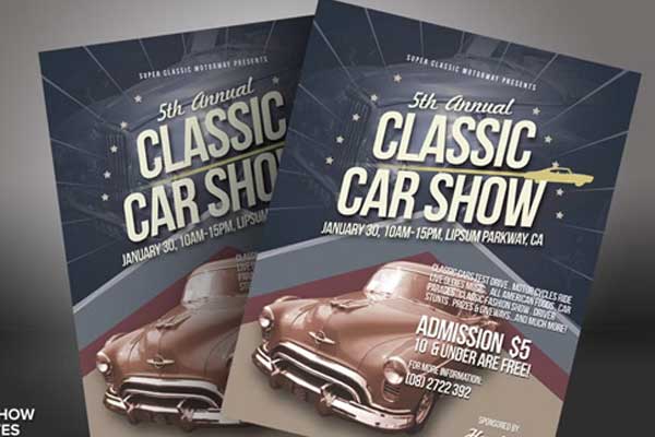 Sample Car Show Flyer Templates