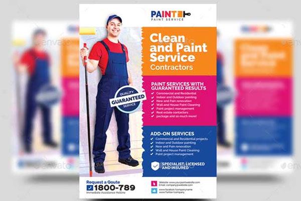 Painting Advertisement Flyer Templates