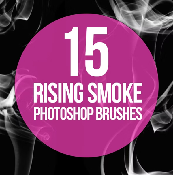 15 Rising Smoke Photoshop Brushes