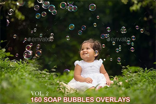 160 Soap Bubbles Overlays
