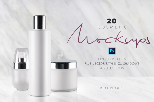 20 Cosmetic Mockup Templates