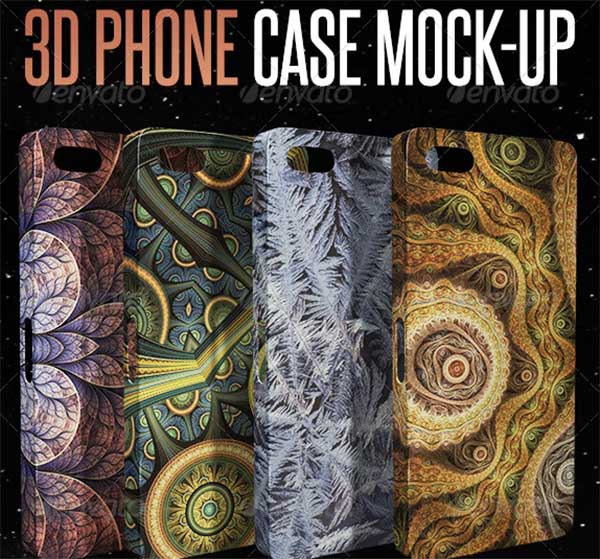 3D Phone Case Mock-up