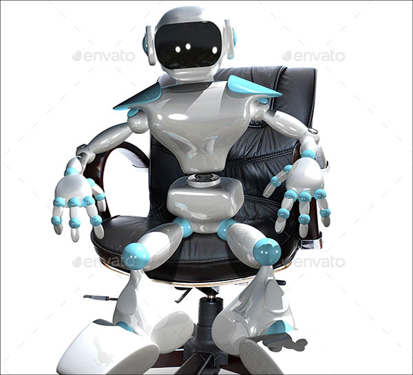 3D Robot in a Chair