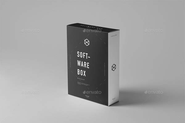 3D Software Box Mockup