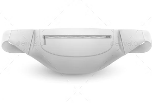 3D Waist Bag Mockup