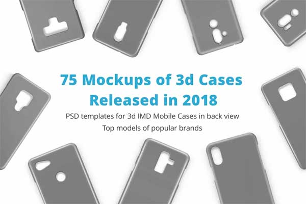 3d Phone Case Mockups Bundle