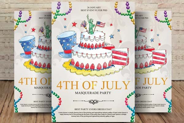 4th of July State Holiday Event Flyer