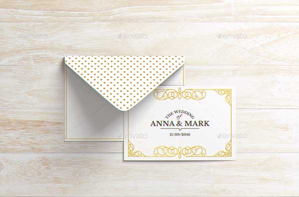 A6 Postcard & Envelope, Invitation and Flyer MockUp