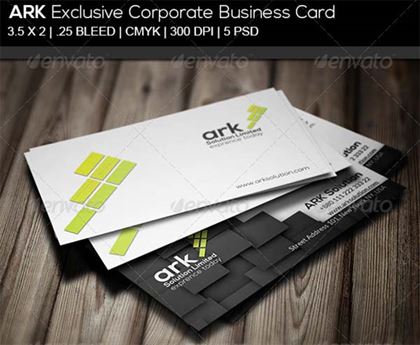 ARK Exclusive Corporate Business Card