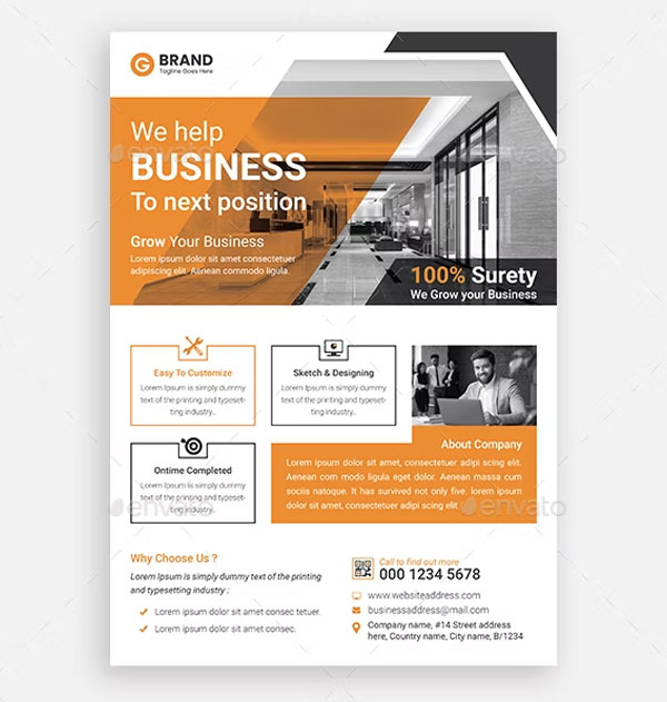Abstract Corporate Flyer Templates