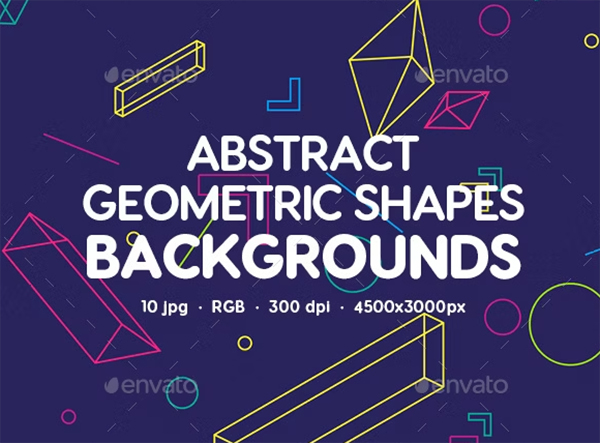 Abstract Geometric Shapes Backgrounds