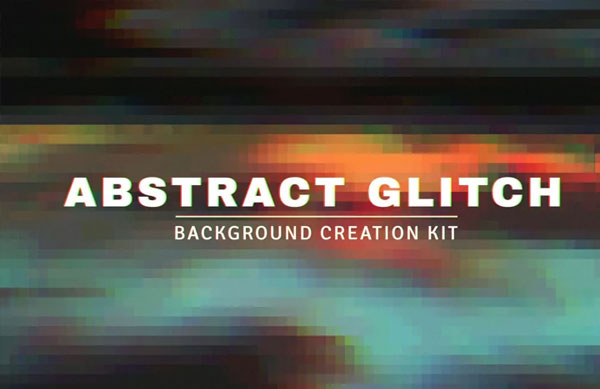Abstract Glitch Background