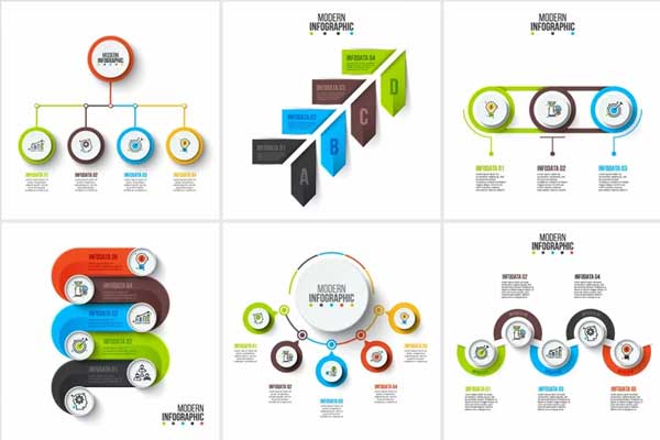 Abstract Infographic Brochure Templates