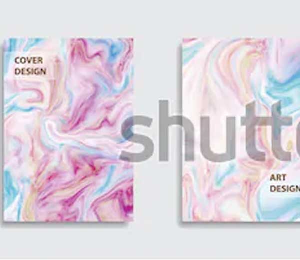 Abstract Marble Texture Business Card Templates