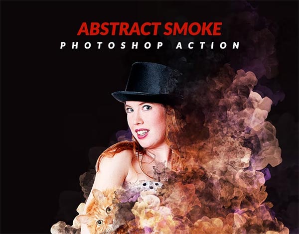 Abstract Smoke Photoshop Action