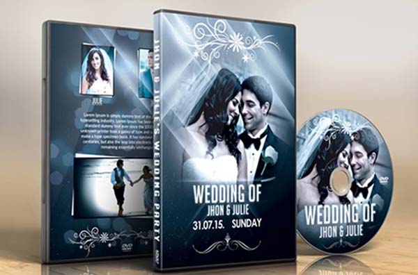 Abstract Wedding DVD Covers