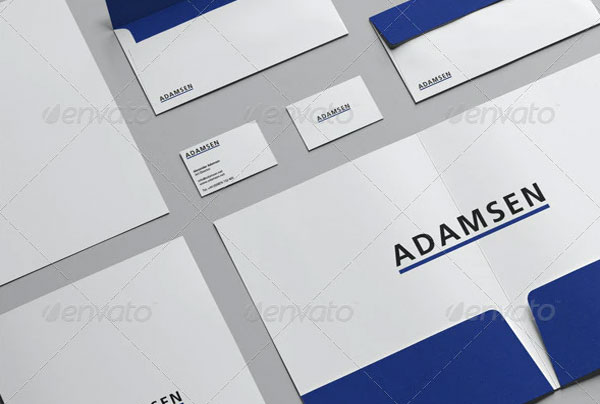 Adamsen Branding / Stationery Mock-Up