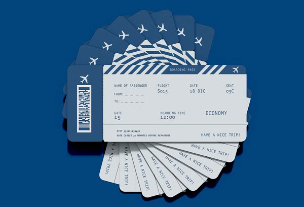 Airline Tickets Mockup
