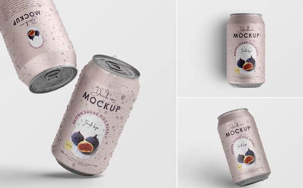 Aluminum Soda Can Mockups
