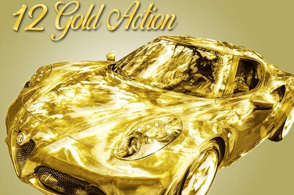 Amazing Best Gold Photoshop Actions Download