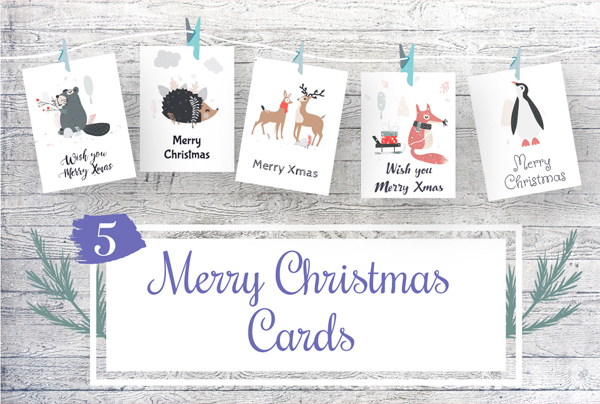 Amazing Holiday Christmas Card Templates
