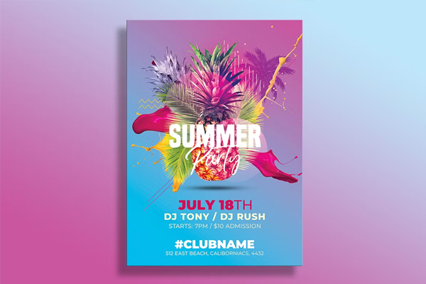 Amazing Summer Flyer Template