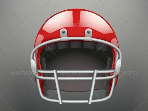 American Football Helmet Mockup PSD Template