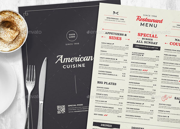 American Style Barbecue Template