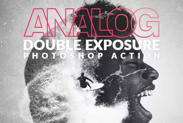 Analog Double Exposure Photoshop Action