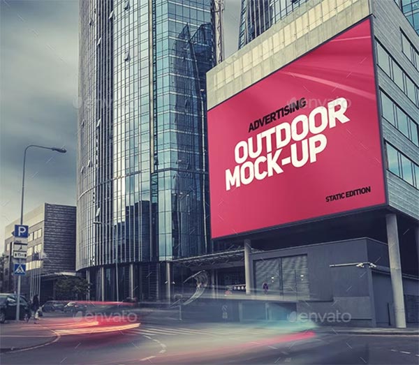 Animated Outdoor Advertising Mock-ups