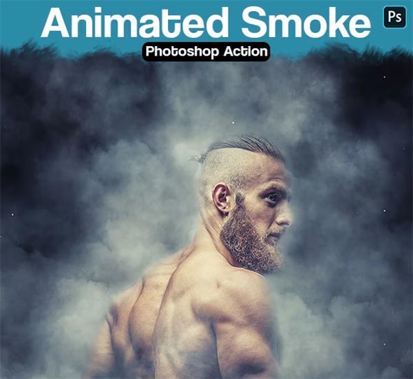 Animated Smoke Photoshop Action