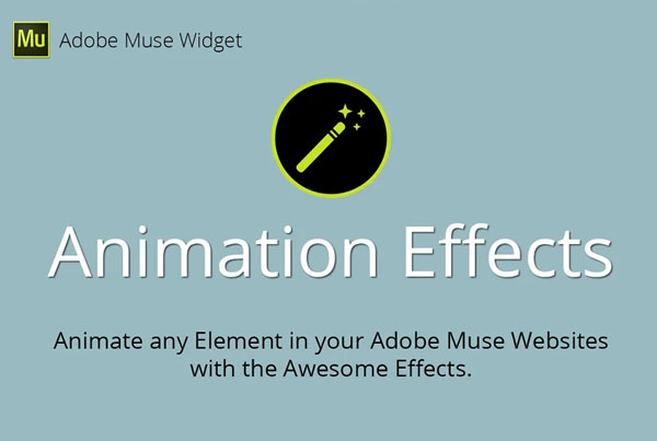 Animation Photo Effects Adobe Muse Widget