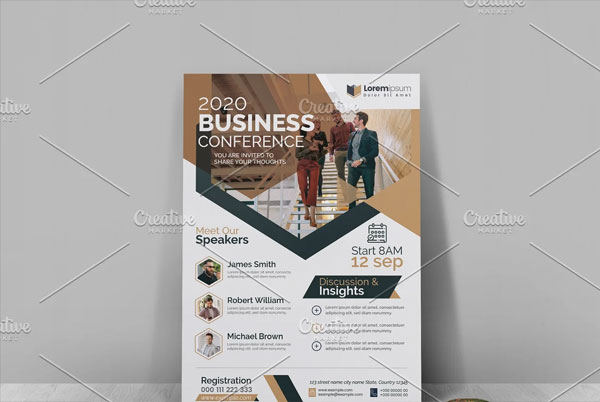 Annual Event Summit Conference Flyer Design