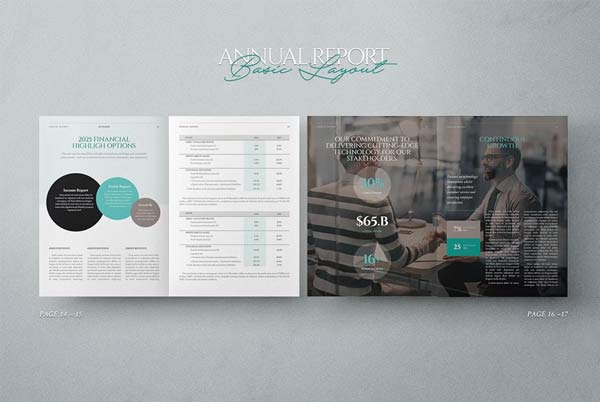 Annual Report Printable Template Download