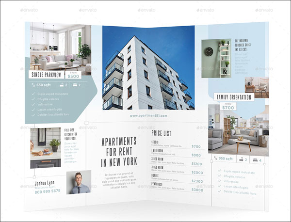 Apartment Rental Bifold Brochure