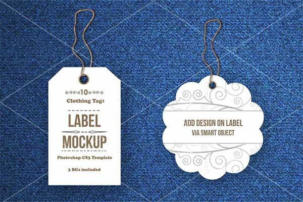 Apparel Tags / Labels Mockup Bundle