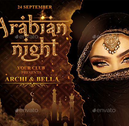 Arab Night Flyer Template
