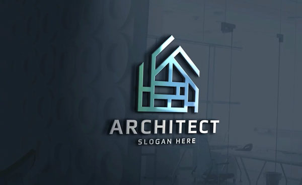 Architect Building Real Estate Logo Designs Download