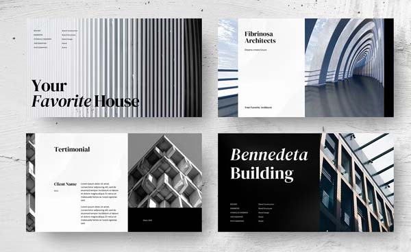 Architectural Corporate Business Card