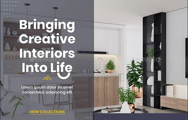 Architecture And Interior Ad Banners