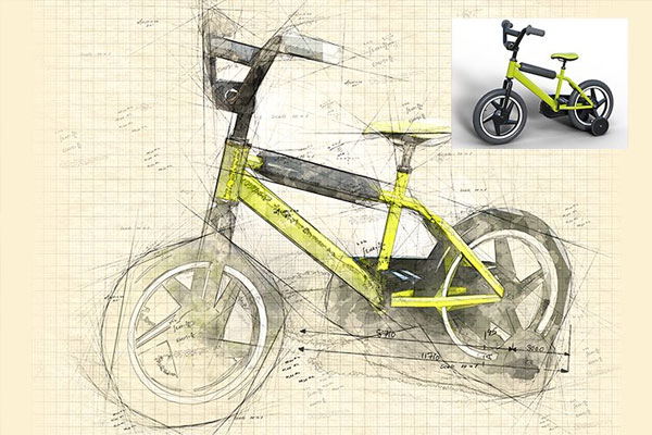 Architecture Blueprint Sketch Photoshop Action