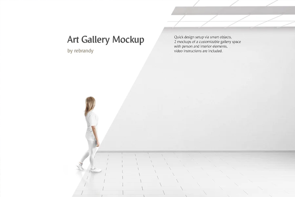 Art Gallery Mock-up Template
