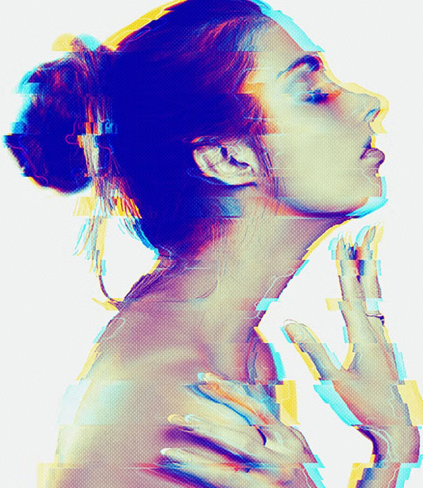 Artistic Glitch Photoshop Actions